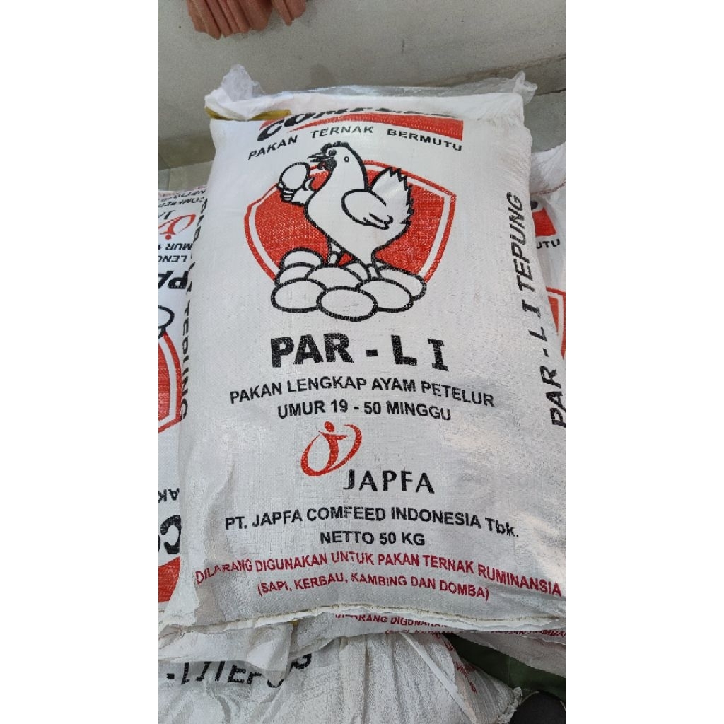 Pakan Ayam Petelur Comfeed Japfa PAR L1 Kemasan 1kg