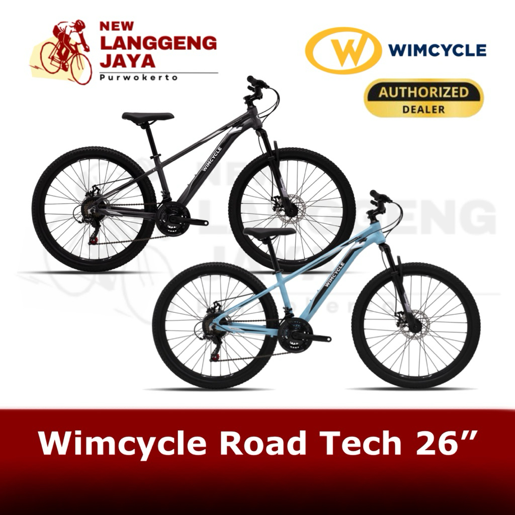 Wimcycle Sepeda MTB Road Tech 26” Alloy