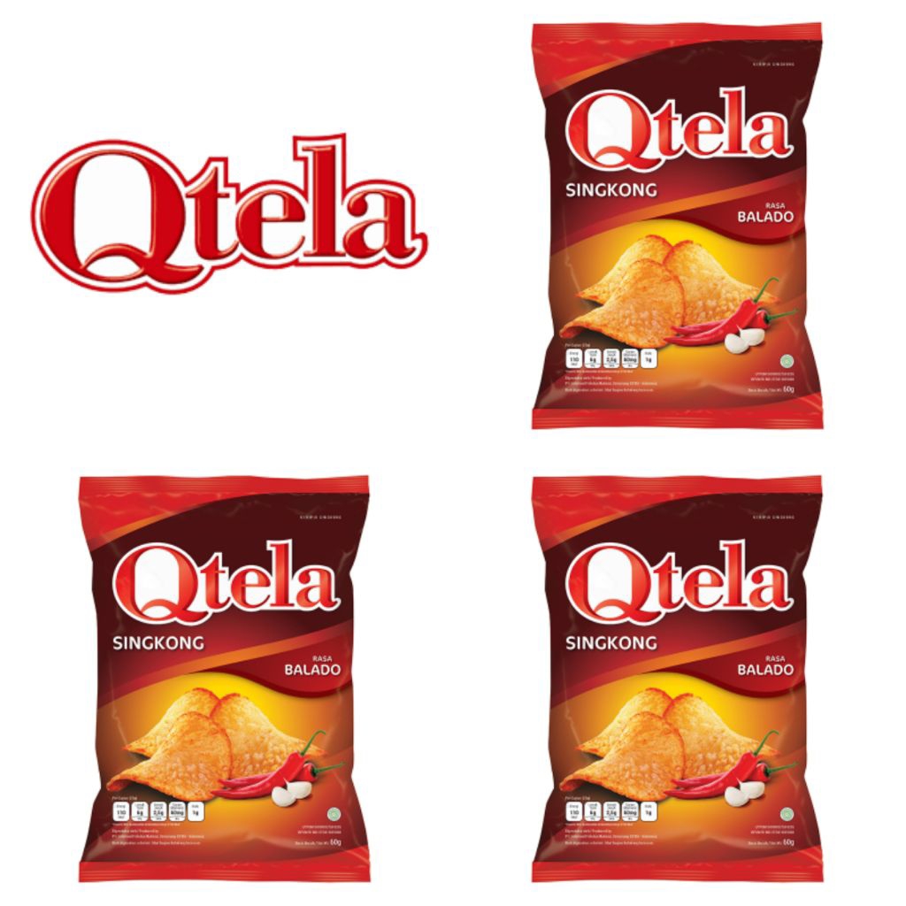 

Qtela Keripik Singkong Balado 60 Gr