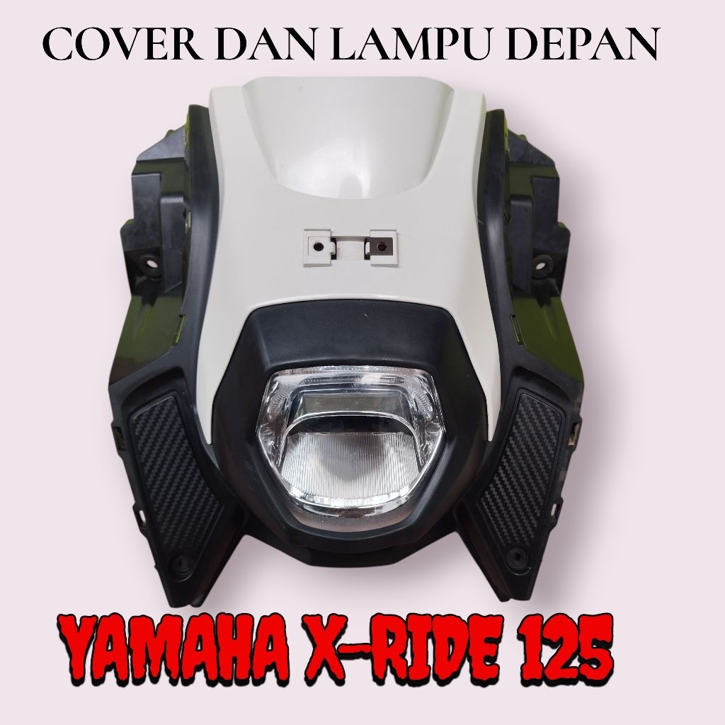 tameng dan cover lampu depan Yamaha x-ride 125 x ride 125
