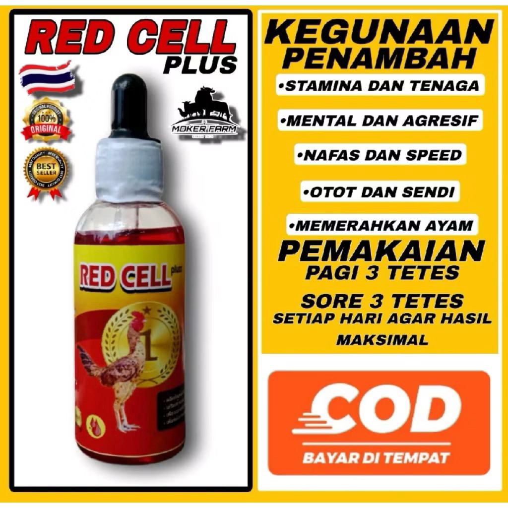 Red cell Vitamin Ayam Laga Asli Original Import Thailand