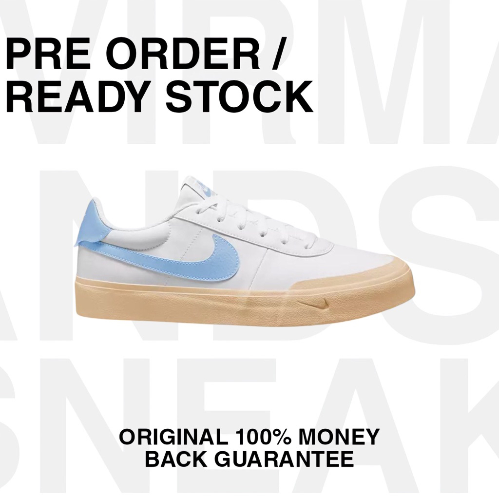 Nike Court Shot White Blue Gum Yellow