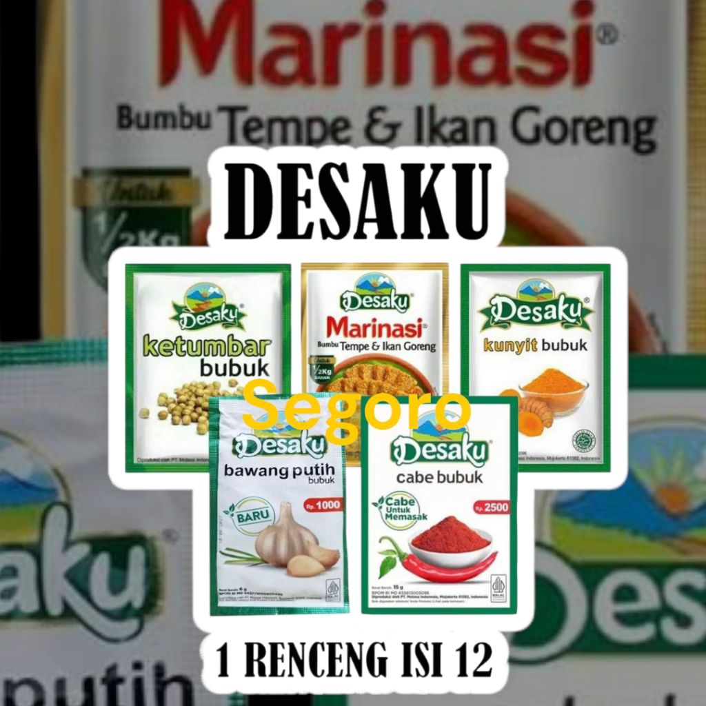 

DESAKU BUMBU MASAK INSTANT SACHET ALL VARIANT