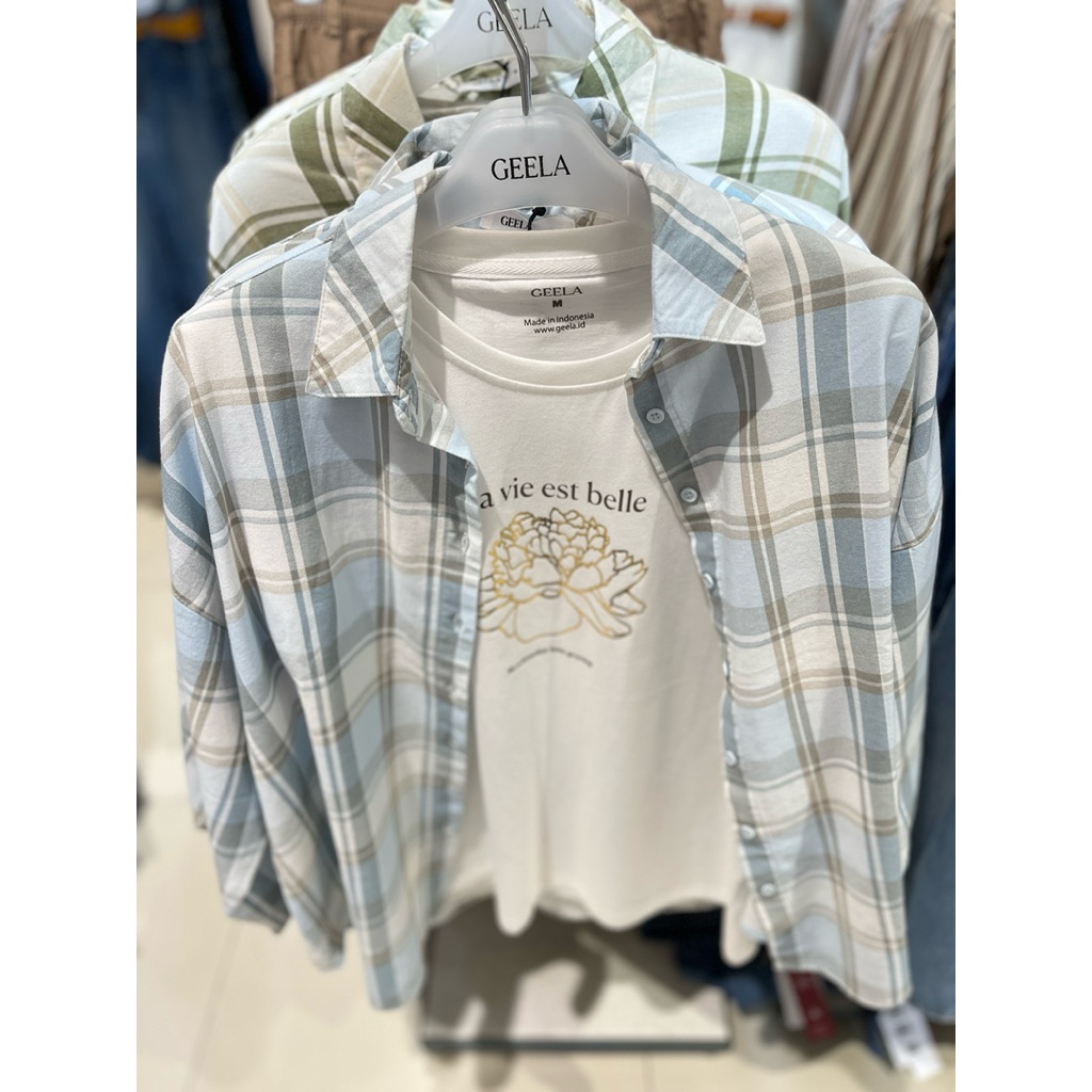 KEMEJA WANITA SALUR TERBARU BY GEELA MATAHARI STOREE