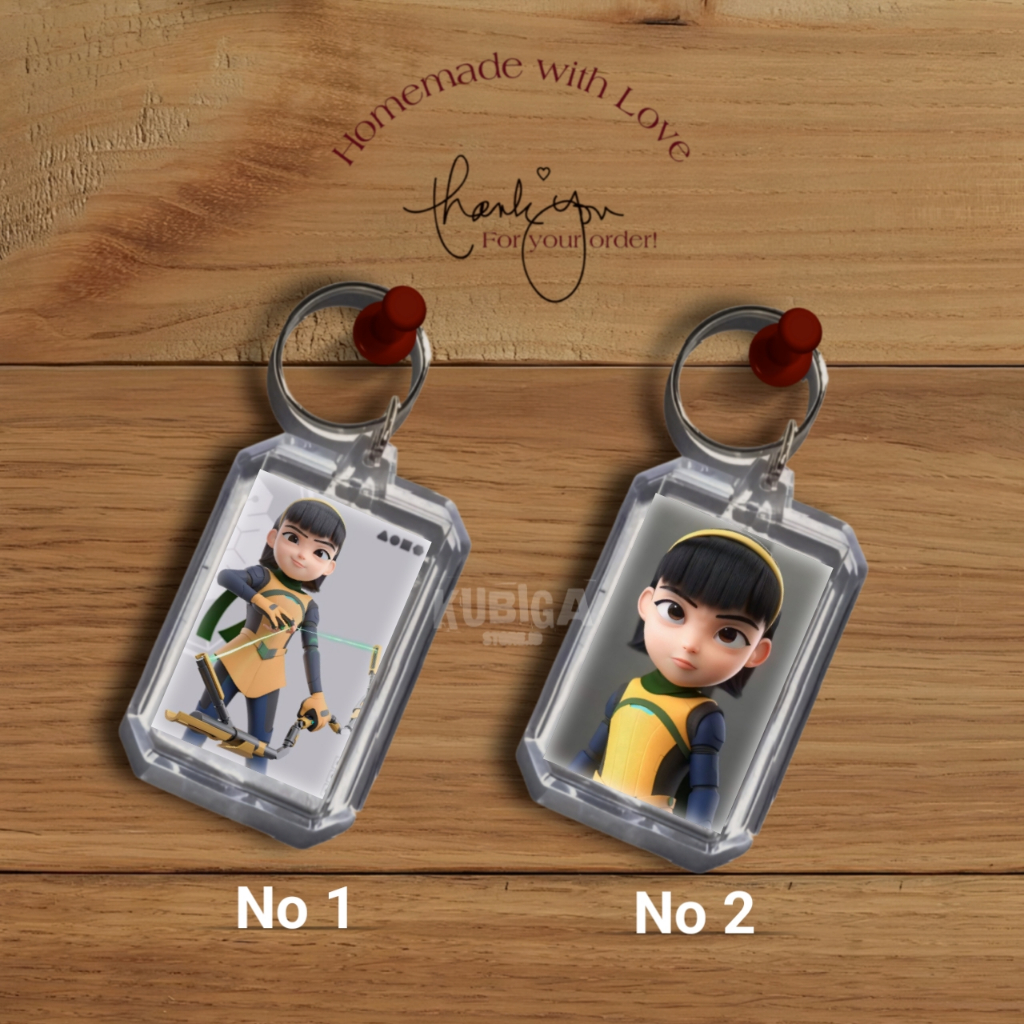 GANTUNGAN KUNCI AKRILIK EJEN ALICIA