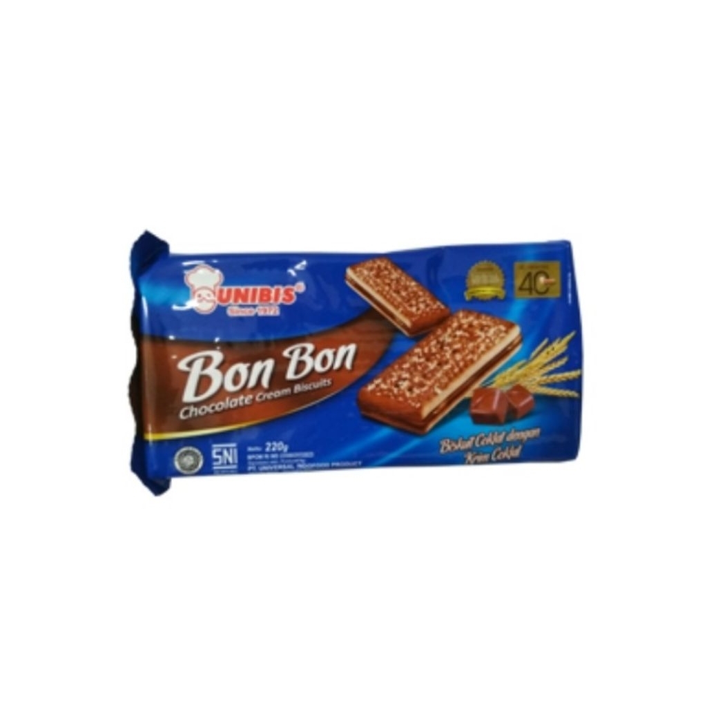

Unibis biscuits bonbon cream chocolate pck 220/ 200 g