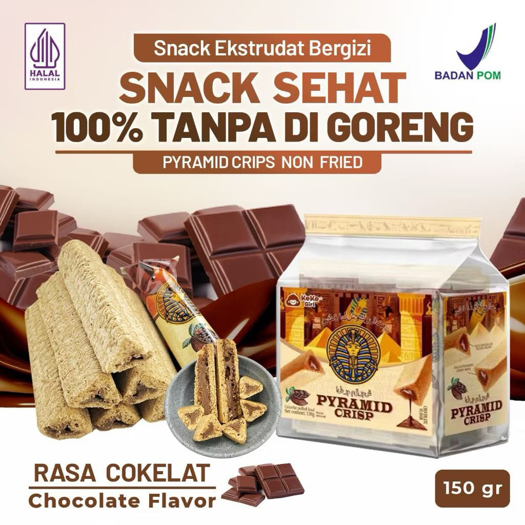 

Keke Girl Pyramid Crisp Krekers Beras Bergizi