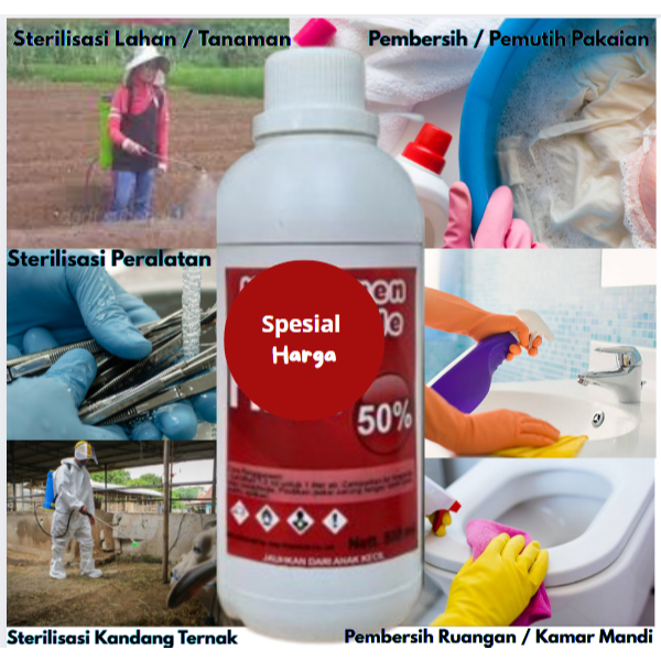 Larutan Sterilisasi & Nutrisi Tanaman Hidroponik