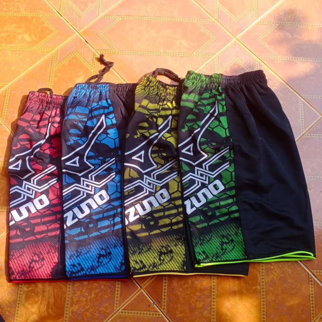 (BEST SELLER) CELANA KOLOR PENDEK OLAHRAGA VOLI MIZUNO TEBAL PRIA WANITA DEWASA TERBARU TERLARIS TER