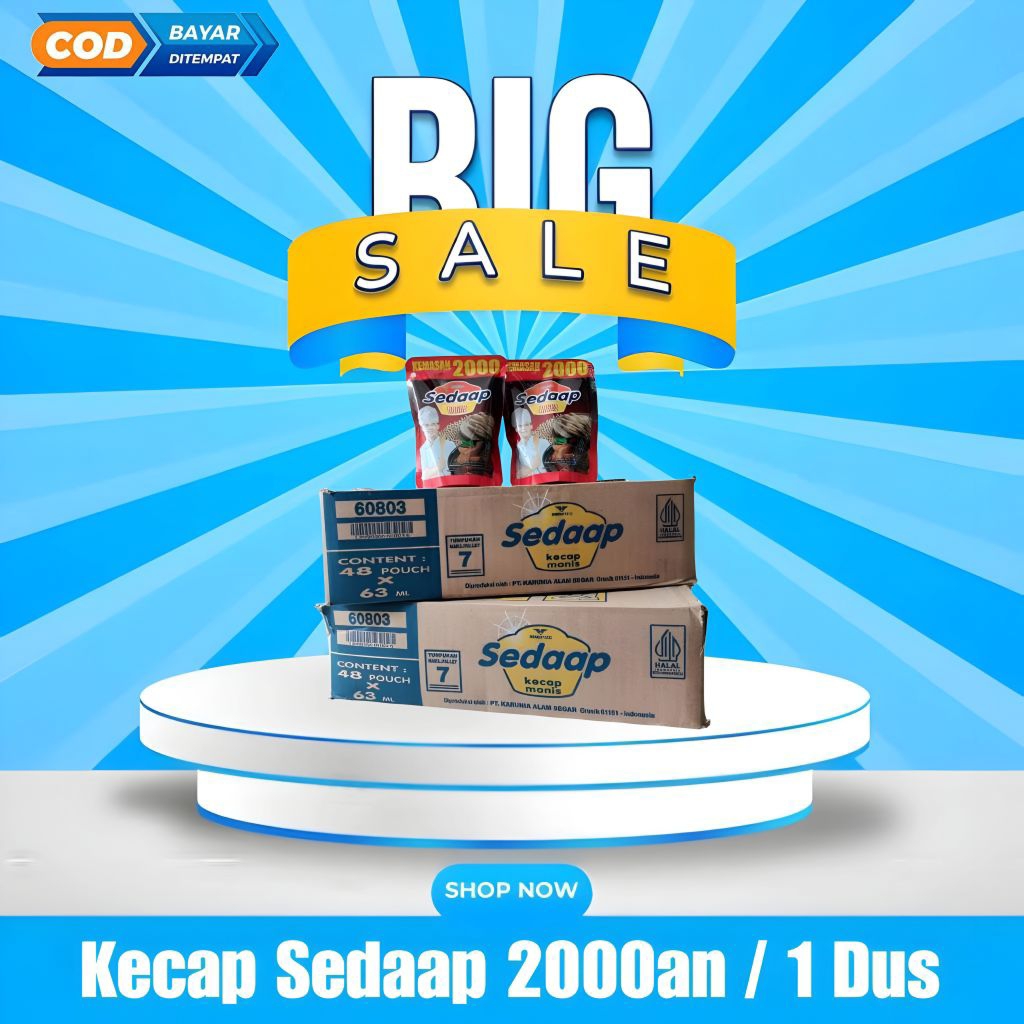 

Promo Kecap sedap 12 pcs kemasan 2000