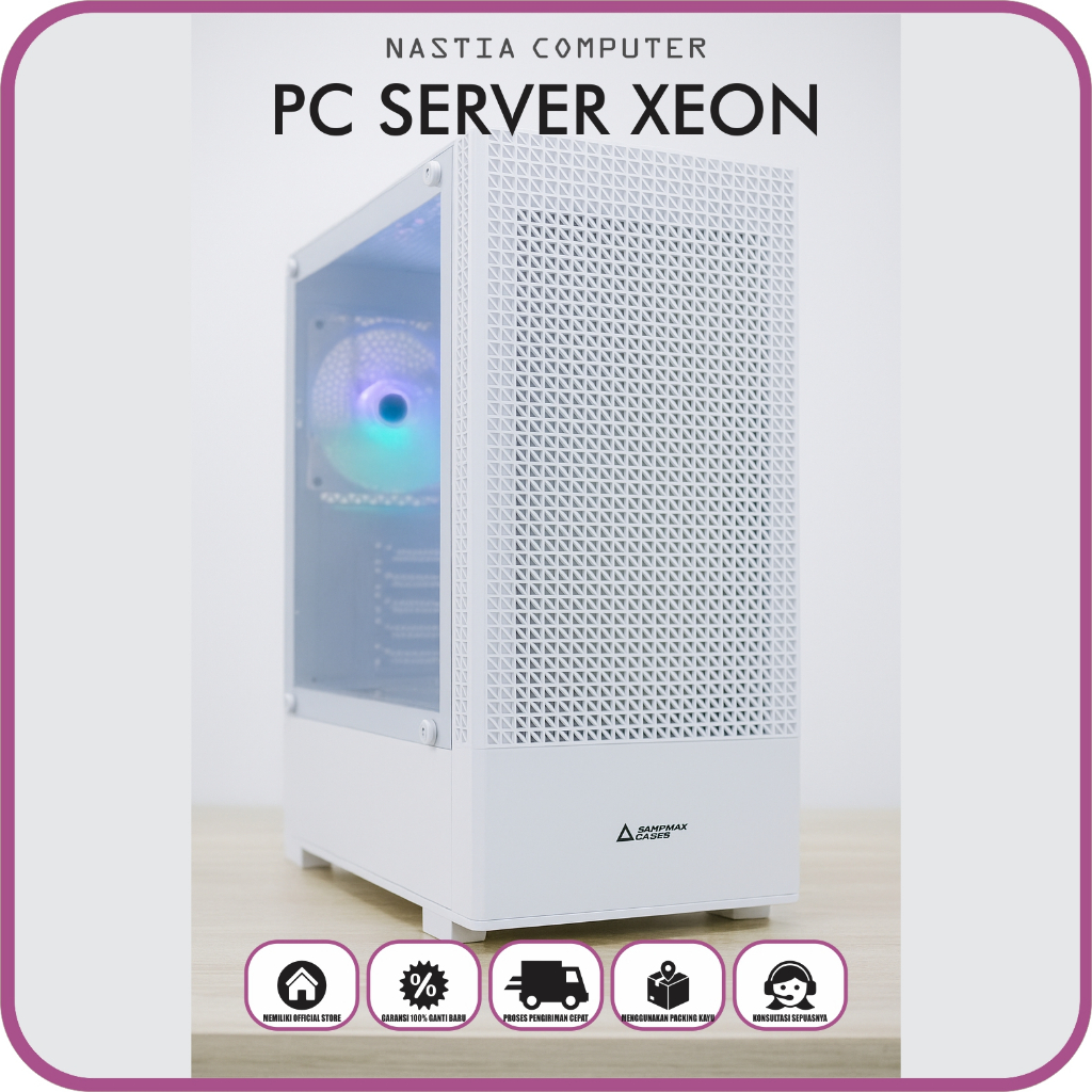 PC server UNBK ANBK intel Xeon (10core /20Cpus) + Ram 64GB DDR4 + HDD 2TB + SSD