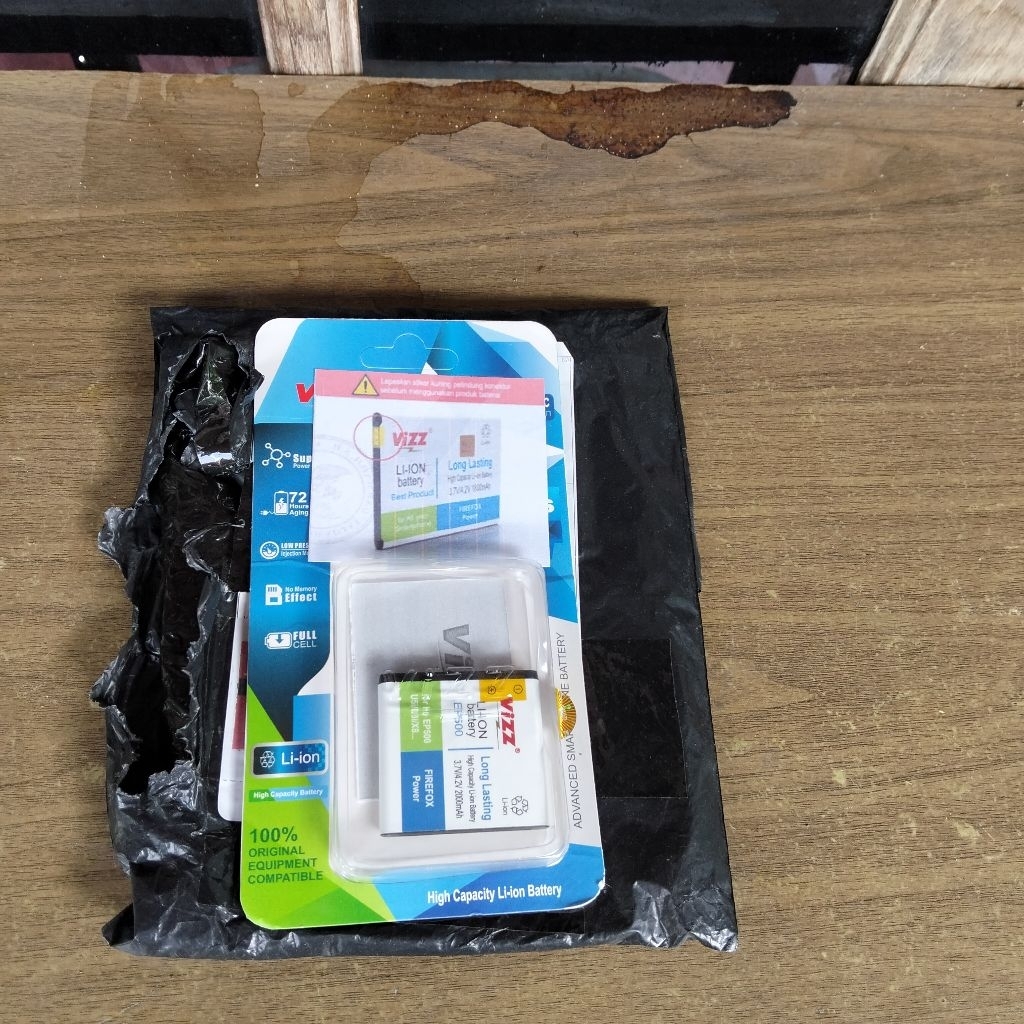 Baterai Sony Ericsson EP500 Merk Vizz