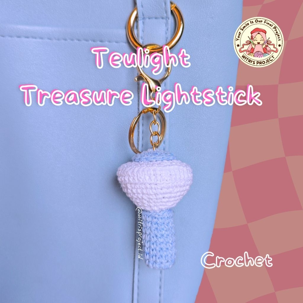 WITRI'S PROJECT Keychain Lightstick Treasure Teulight Fanmade Handmade Rajut Crochet