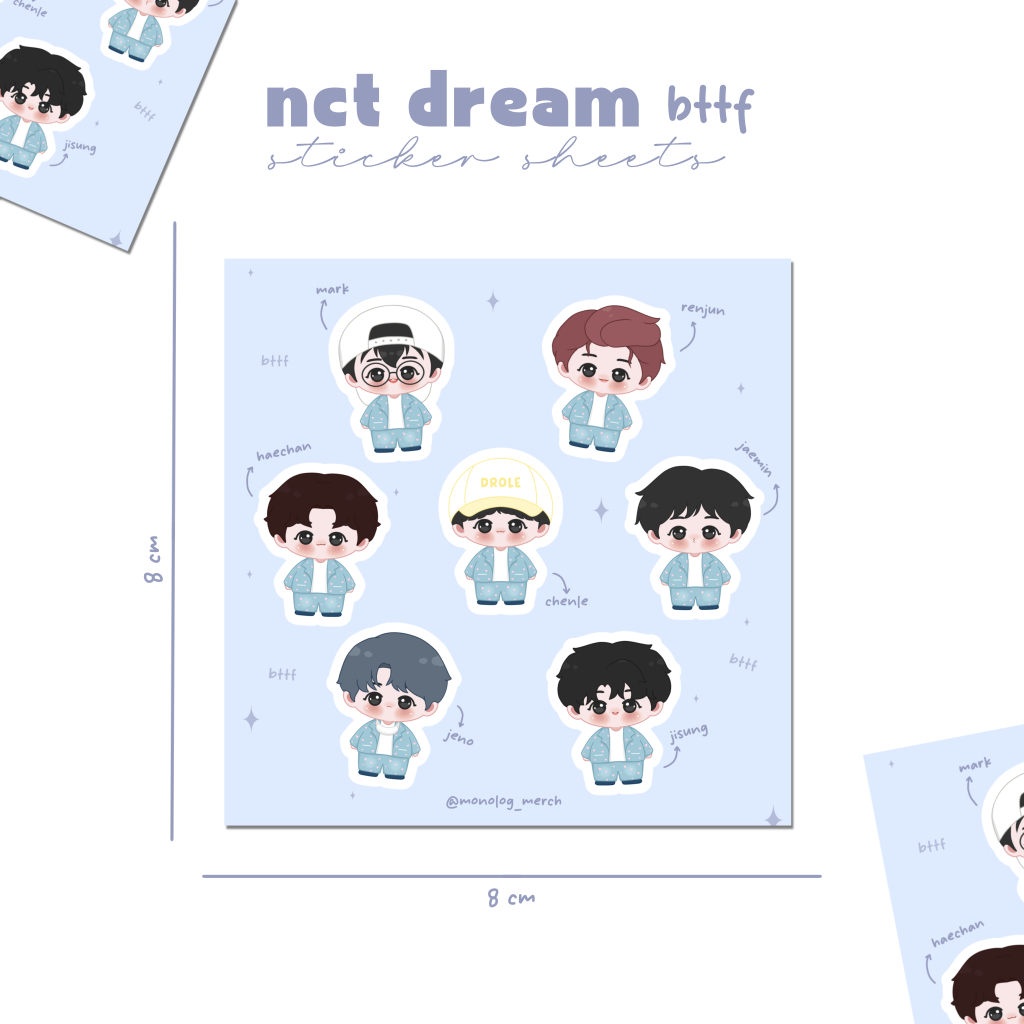 Nct dream bttf chibi sticker