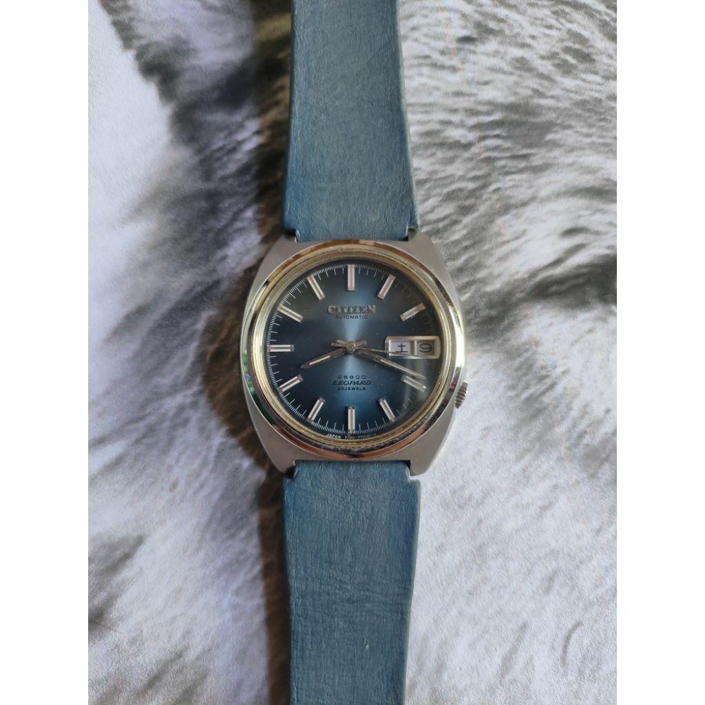 Jam Tangan Pria Automatic Citizen Leopard 24 Jewels