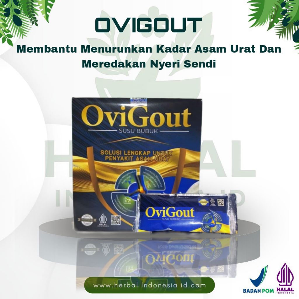 

OVIGOUT 1 Box Milik Susu Suplemen Kesehatan Asam Urat, Kolesterol Dan Tulang Sendi