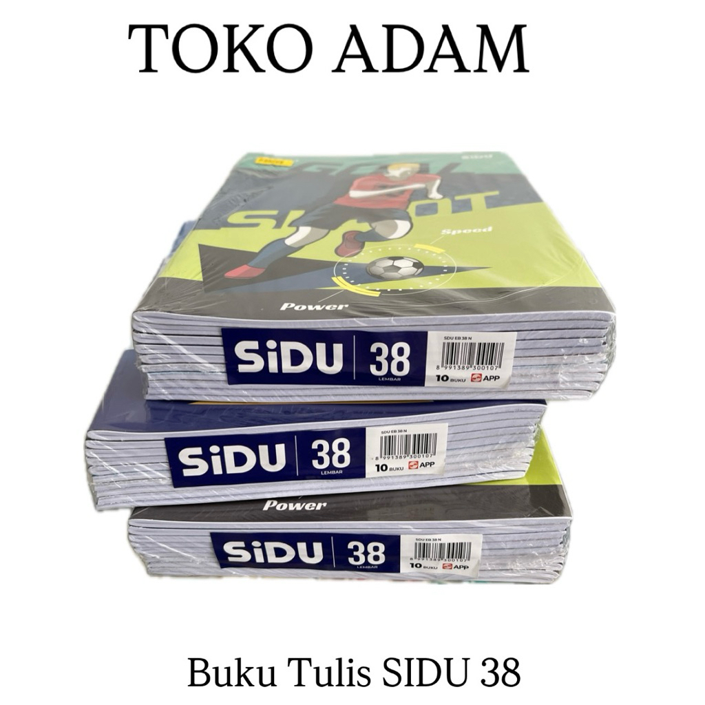 

Buku Tulis SIDU 38 lembar 1 pack