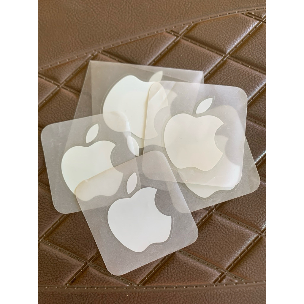 

stiker apple/iphone ori warna putih