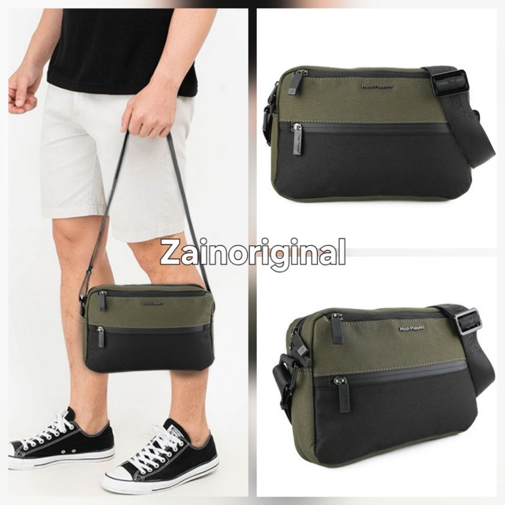 ORIGINAL HUSH PUPPIES LASH MESSENGER BAG TAS SLEMPANG PRIA KEREN