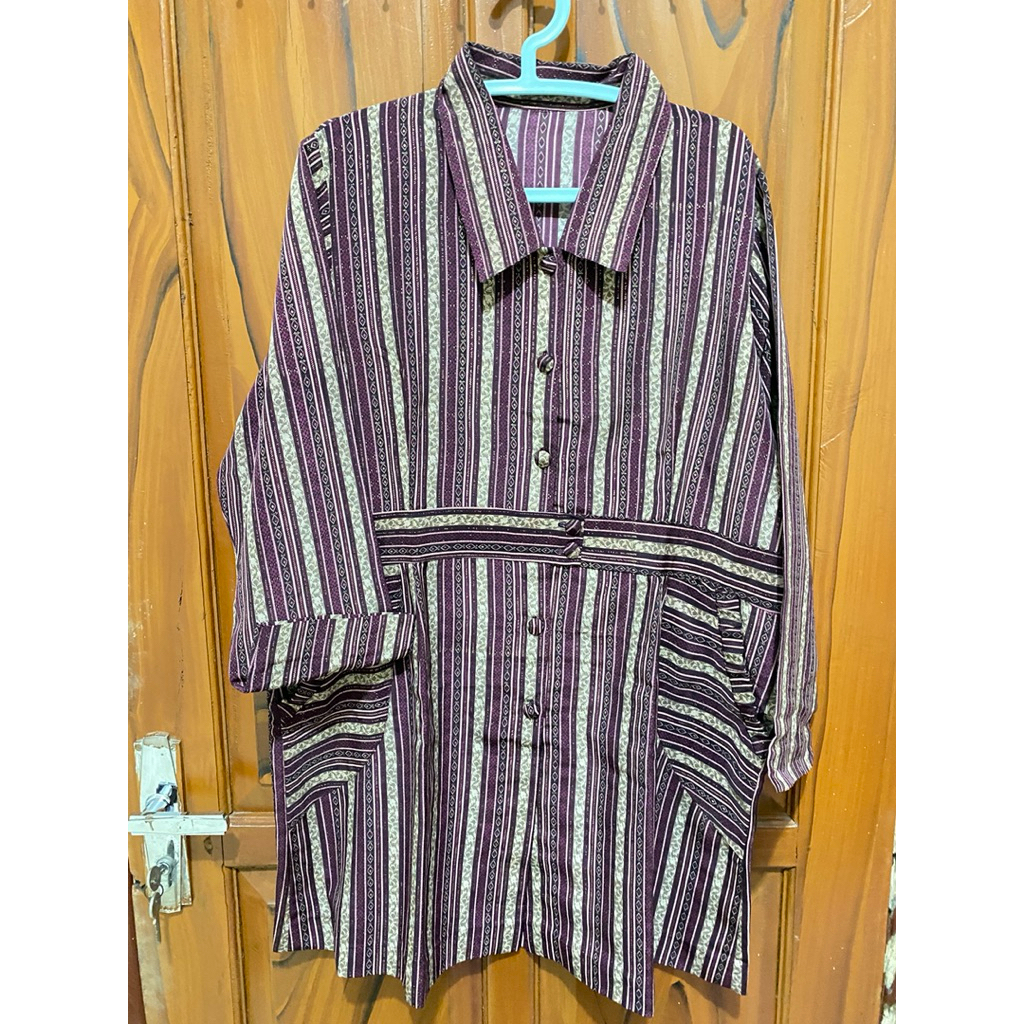Kemeja Batik Wanita Jumbo