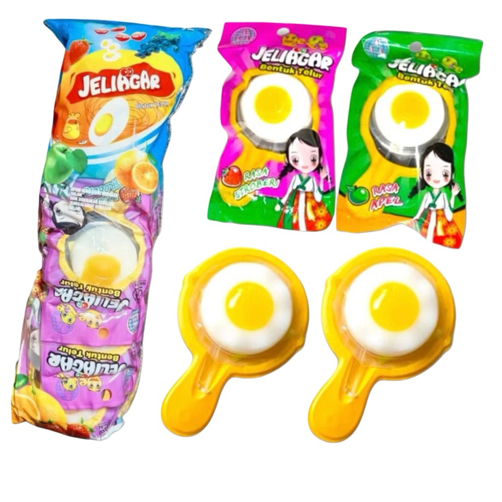 

10 PCS JELLY AGAR KEMASAN jelly telur
