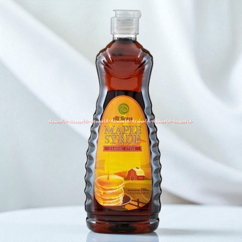 

All Roses 750ml Maple Syrup Flavored Classic Style Sirup Rasa Maple Untuk Selai Pancake Cocolan Makanan Dan Campuran Minuman