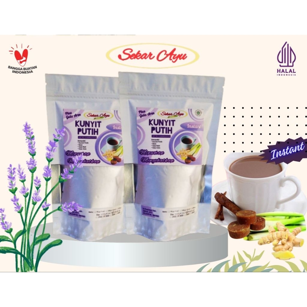 

Kunyit Putih serbuk minuman