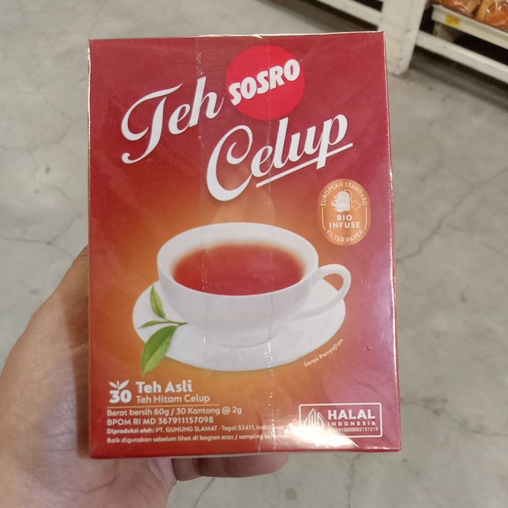 

TEH SOSORO CELUP BLACK Tea(30 teabags)