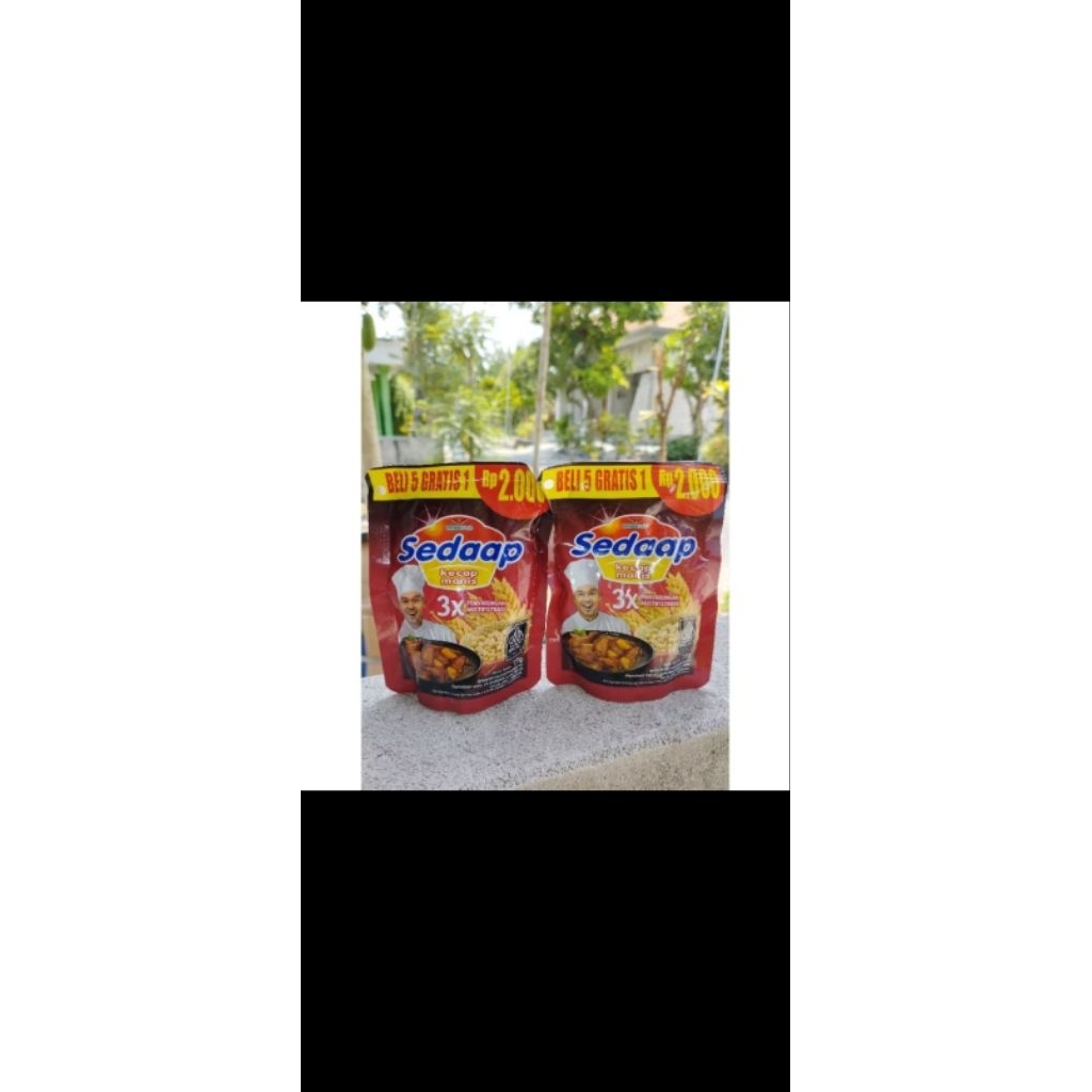 

kecap Sedap Kemasan 2000an Beli 5 Gratis 1(Dapat 6 Pcs)