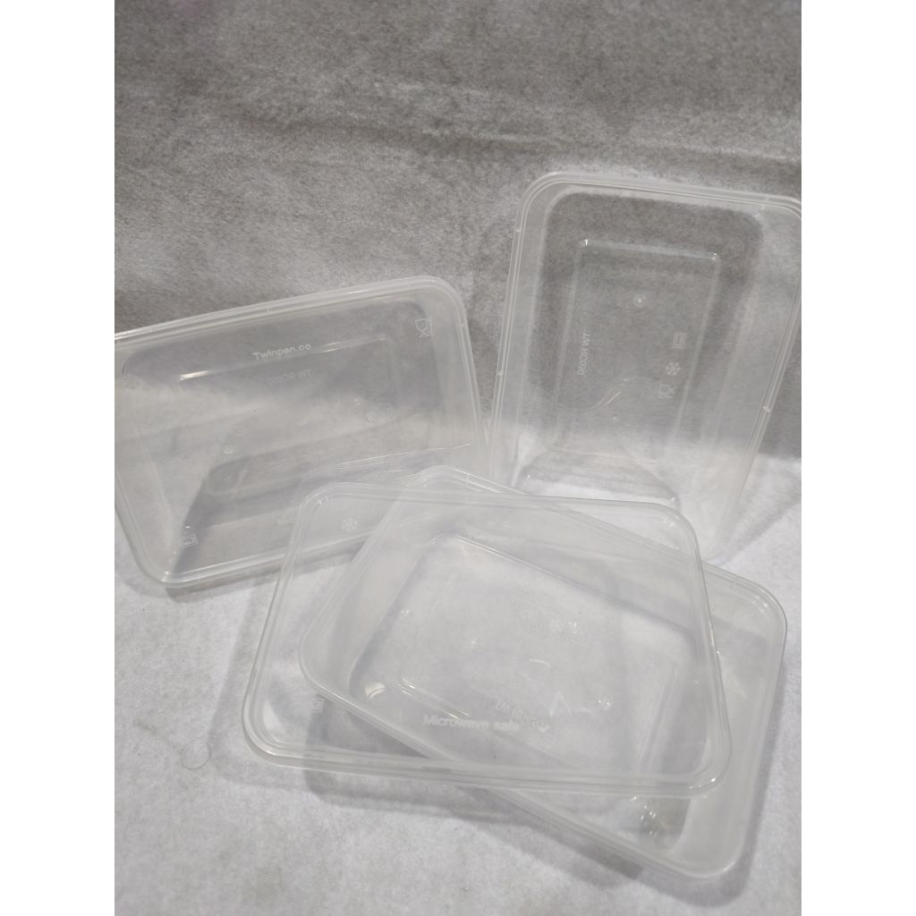 Thinwall/Twinpan Kotak Makan Plastik Microwave safe TW650ml