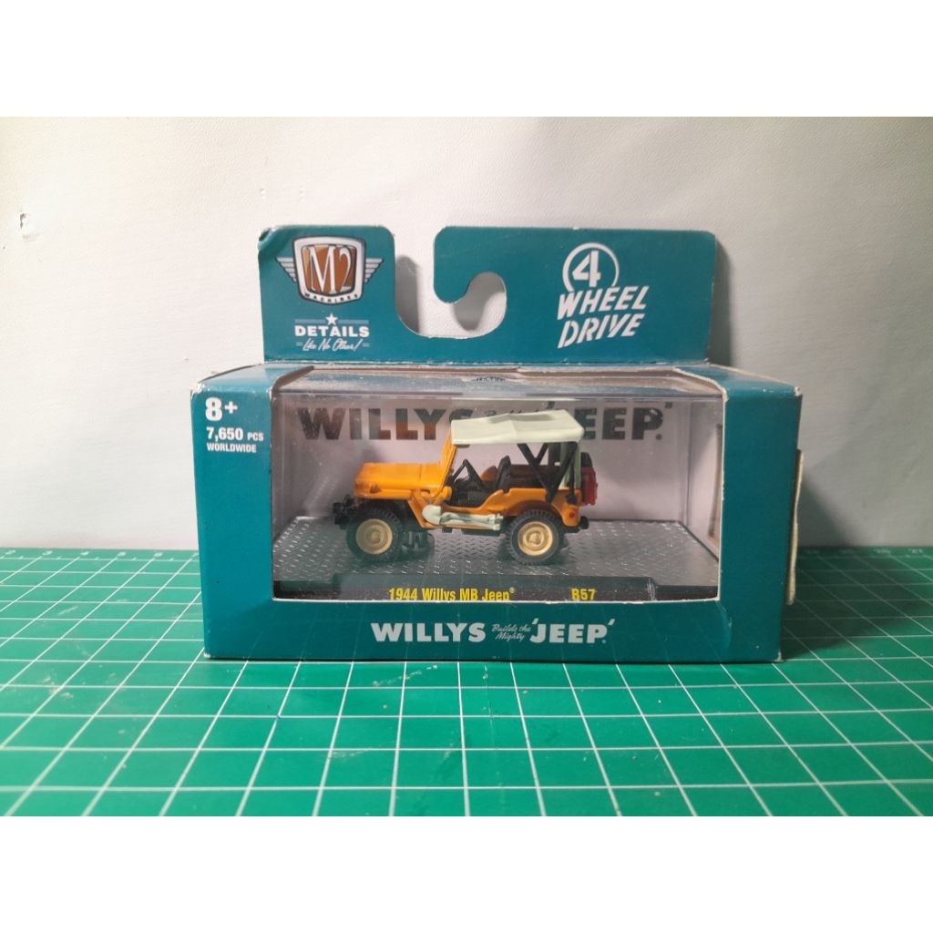 M2 Machines 1944 Willys MB Jeep R57 Diecast 1:64