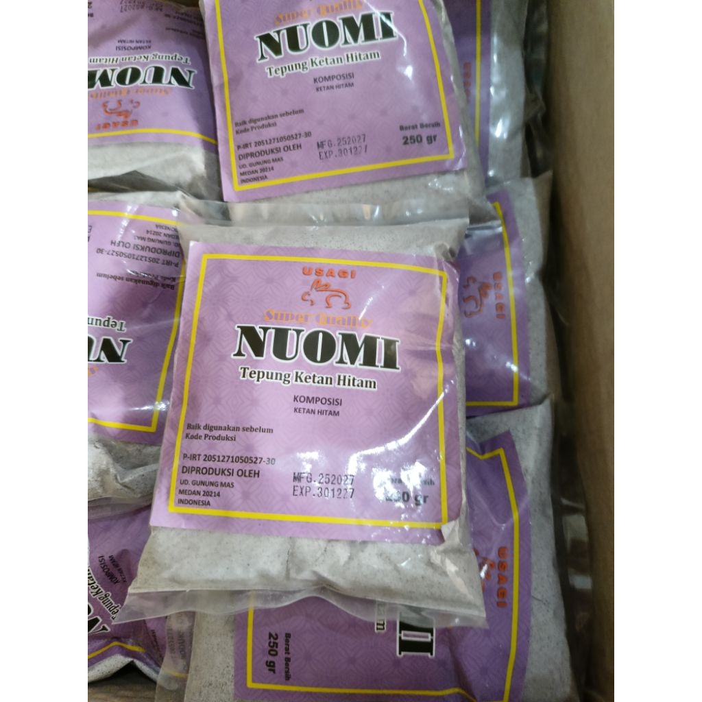 

Nuomi Tepung Kentan Hitam (Isi : 250 Gr)