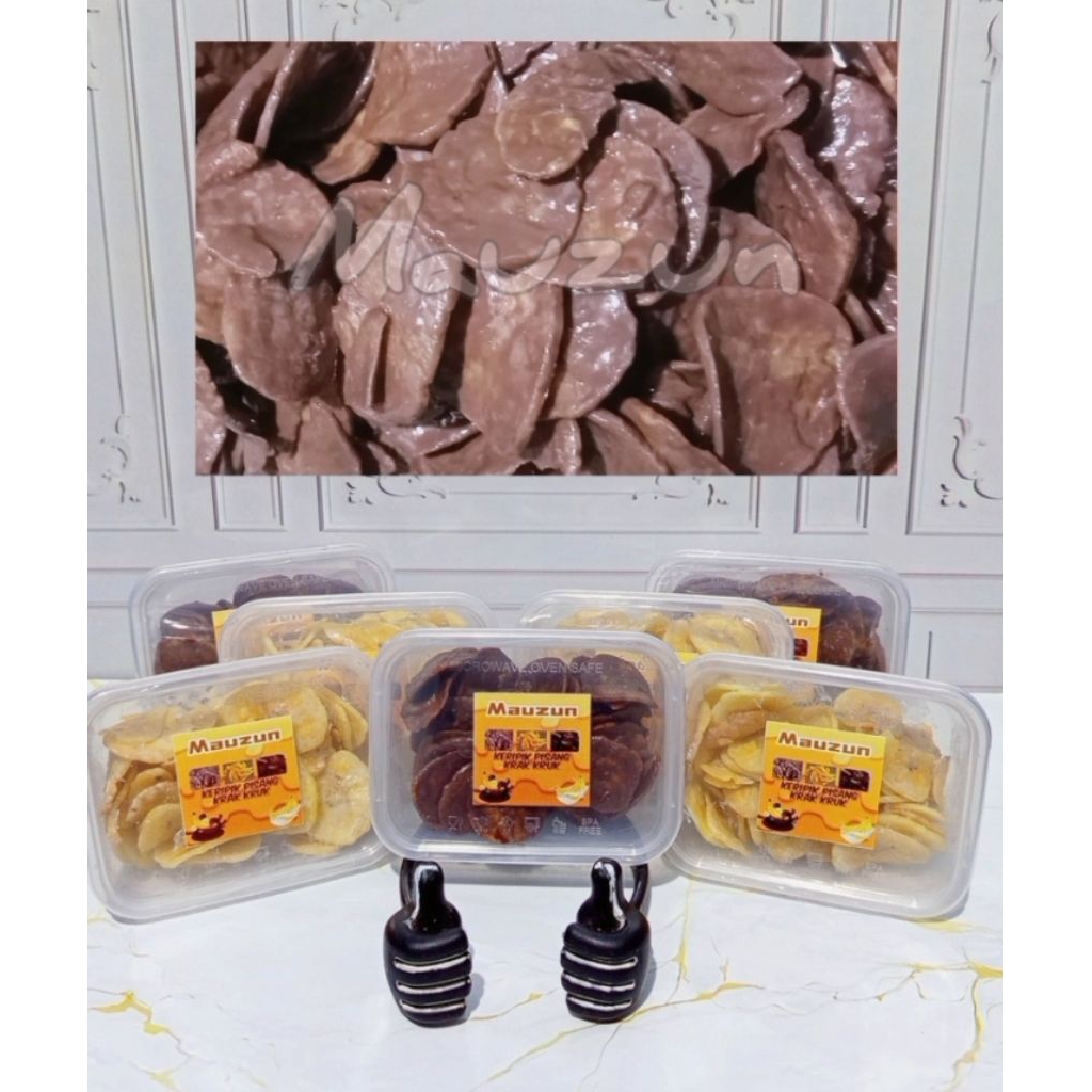 

Mauzun Keripik Pisang Nyoklat 50gr | lumer | (kemasan mini cocok untuk hadiah & berbagi) pre-order untuk jaga2 aja ya kak :)