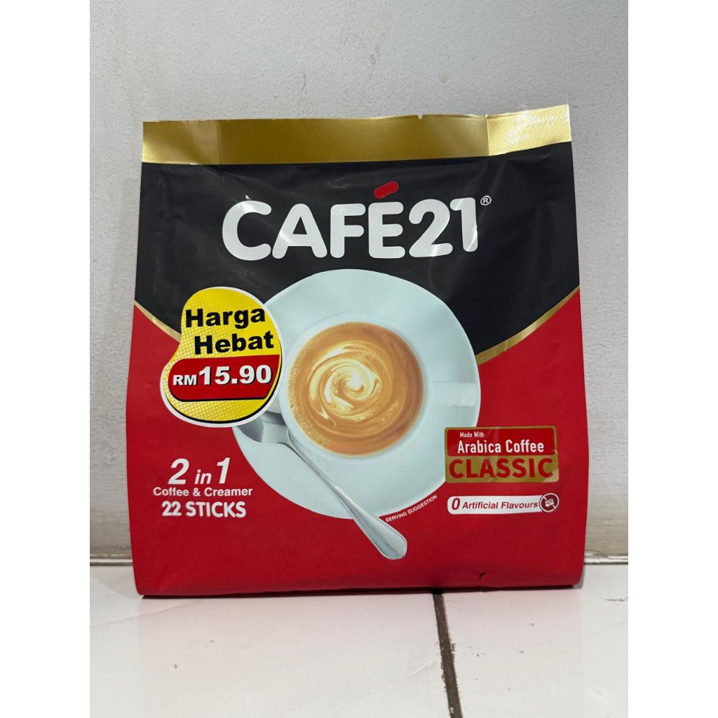 

Cafe 21 Coffee mix 2in1 instant coffee mix 2 in 1 - Coffee Cafe 21 - coffee instant Coffemix Singapore (25 sachet) Ori