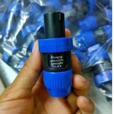 Jack spikon speaker/ spikon male biru