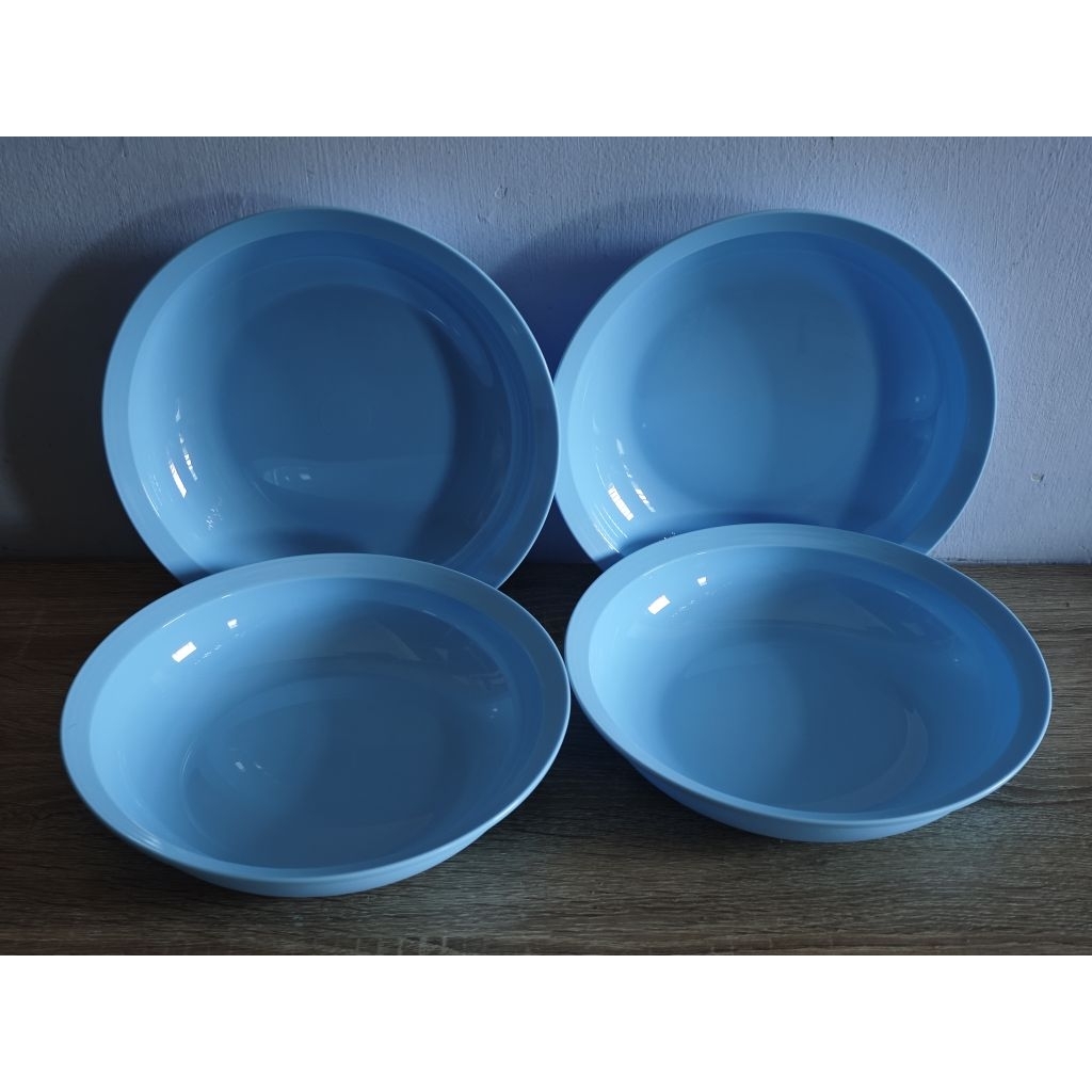 Large plate  4pcs ungu tupperware