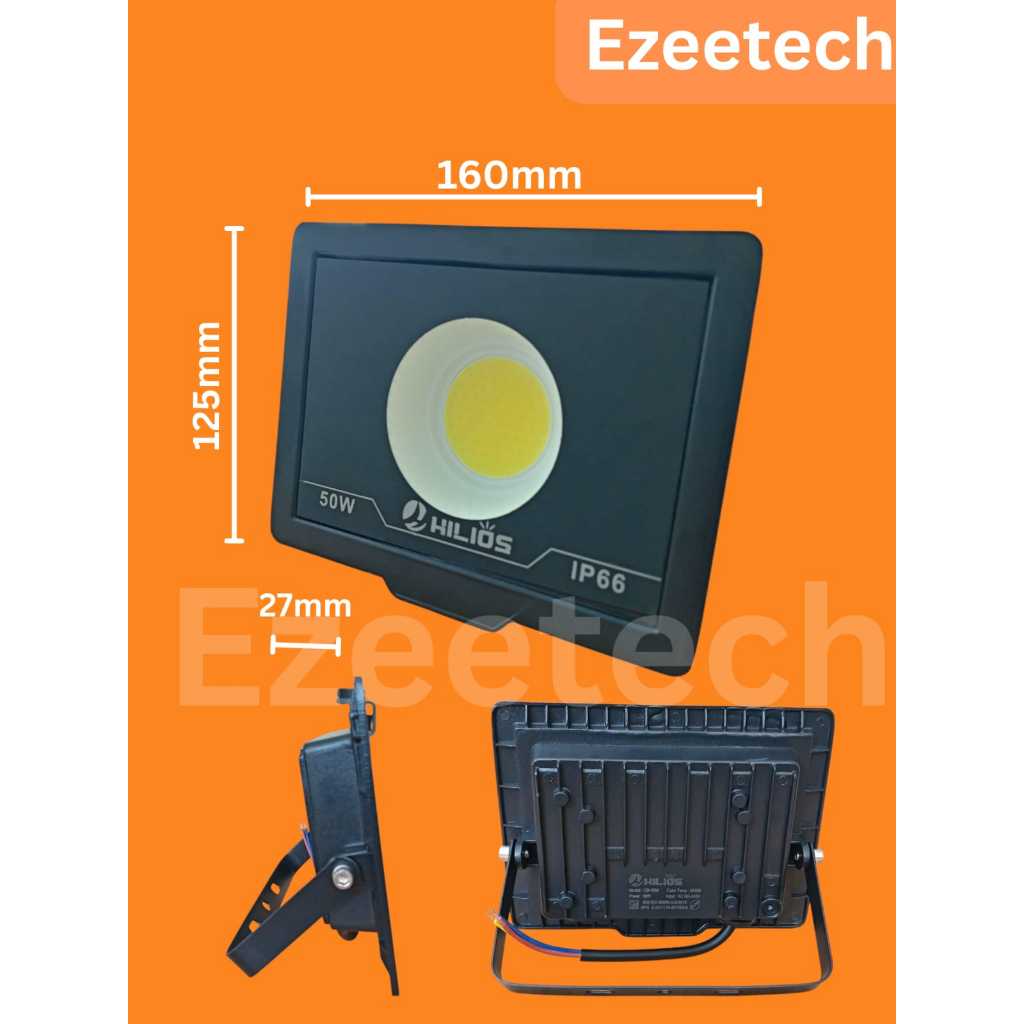 Lampu Orot Led Cob 50W 50 Watt Lampu Waterproof Outdoor Ip66 Lampu Lapangan Taman Rumah