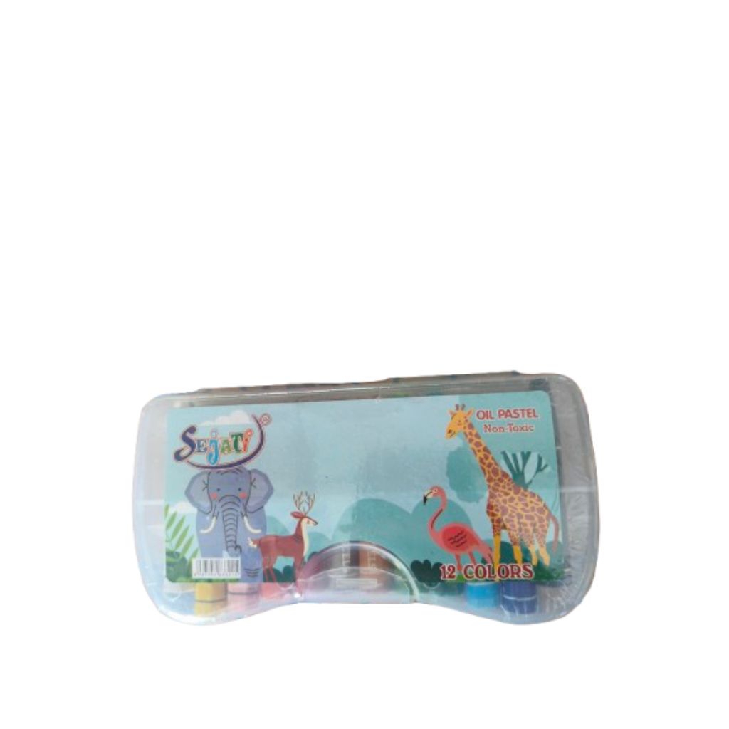 

Oil Pastel Non- Toxic Sejati 12 Colour