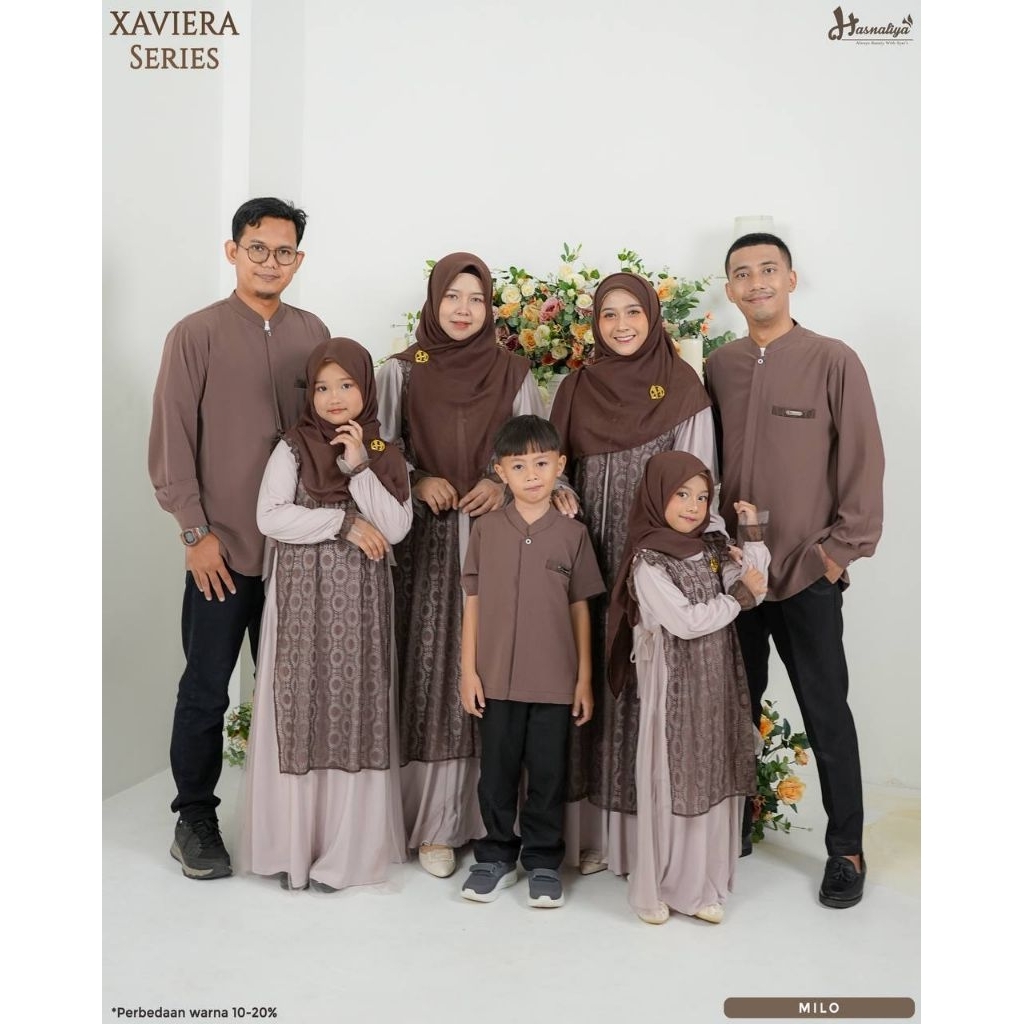 (PO WAJIB DP) SARIMBIT KELUARGA XAVIERA RAYA SERIES FAMILY SET HASNALIYA