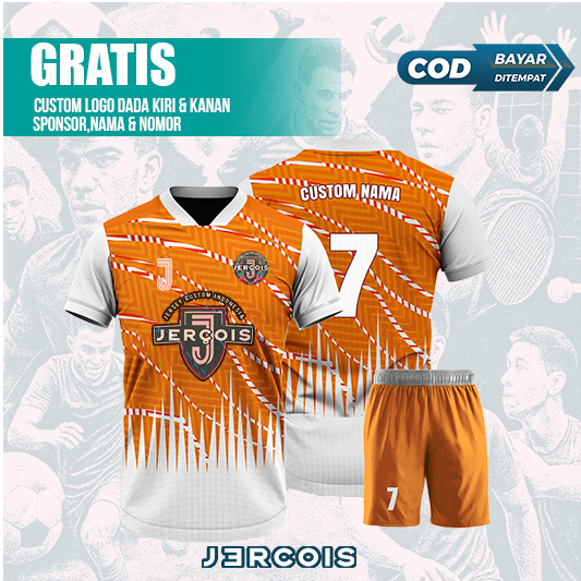 JERCOIS | CUSTOM JERSEY BOLA | CUSTOM JERSEY FUTSAL | CUSTOM JERSEY BADMINTON | CUSTOM JERSEY SATUAN