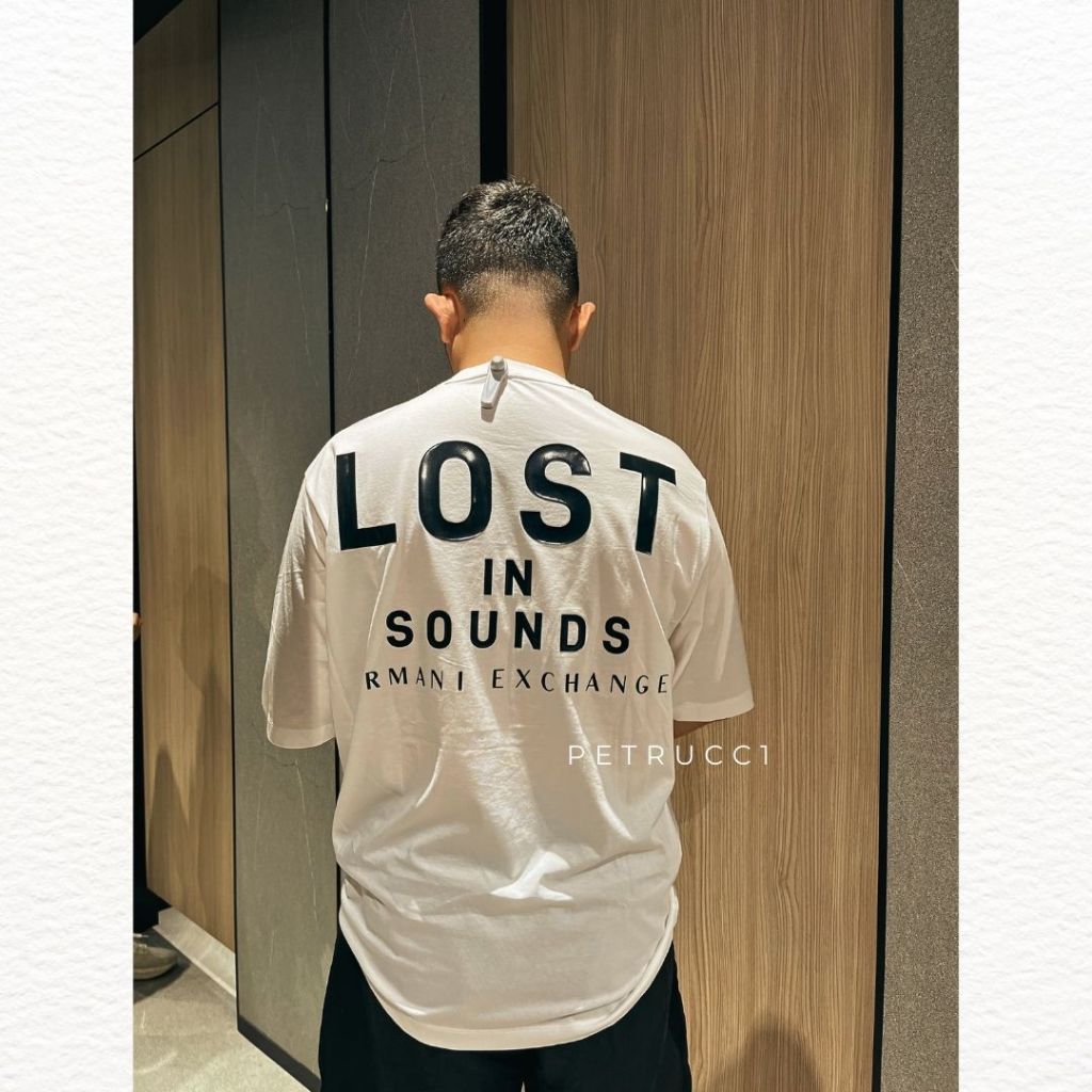 ARMANI EXCH4NGE lengan pendek Stuff Kaos Cowo Pria T shirt Man  Original