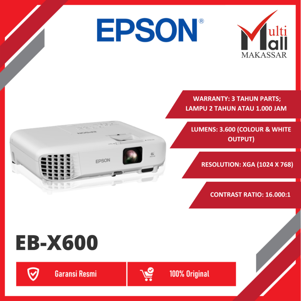 LCD PROJECTOR EPSON EB-X600