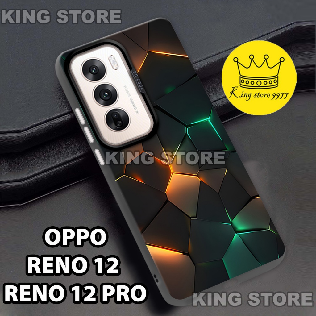 (KS17)  Case OPPO RENO 12 - OPPO RENO 12 PRO/ Motif gambar /Motif Abstrak/casing OPPO RENO 12- OPPO 