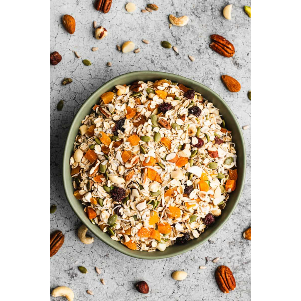 

ORIGINAL MUESLI 250gr Fruit & Seed Sereal Sehat Kaya Nutrisi dan Serat Pengganti Sarapan Nasi