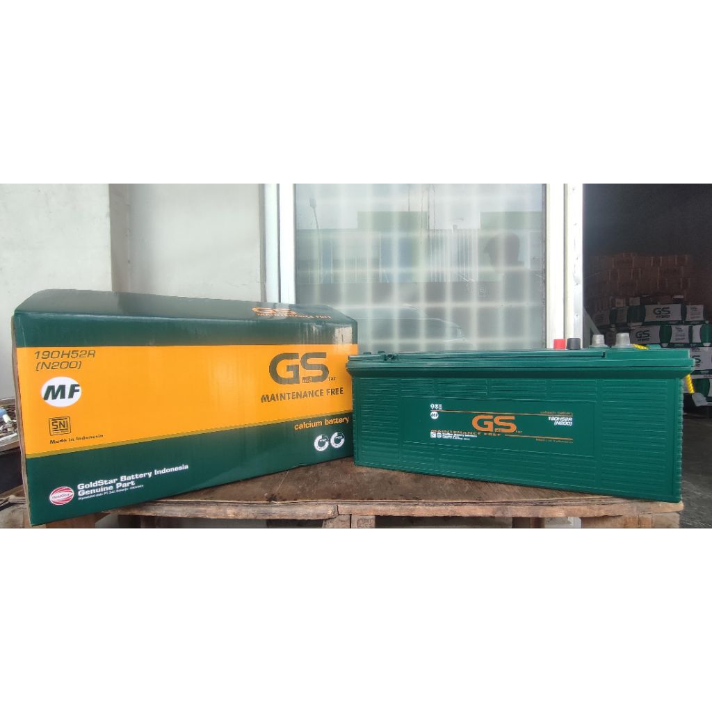 Aki kering n200 12v 220ah 190h52 gs mf genset