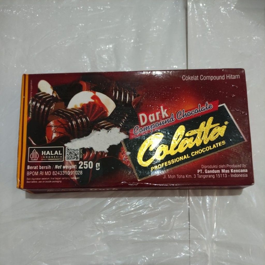 

Colatta Dark Chocolate ( Coklat Batang) 250g