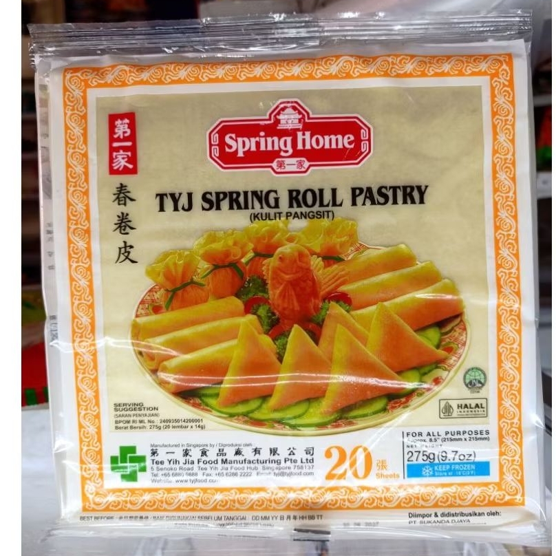 

TYJ SPRING ROLL PASTRY isi(10)