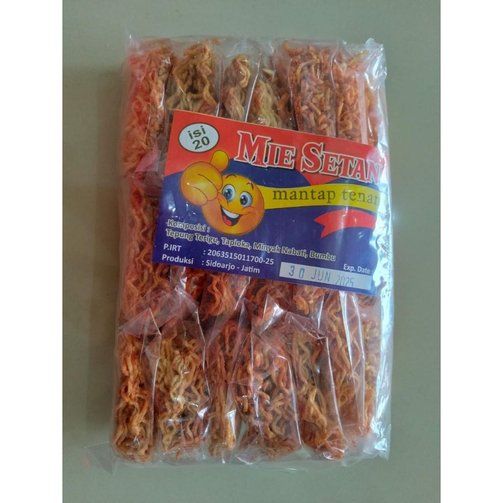 

Mi setan isi 20 biji ( 1 pack)