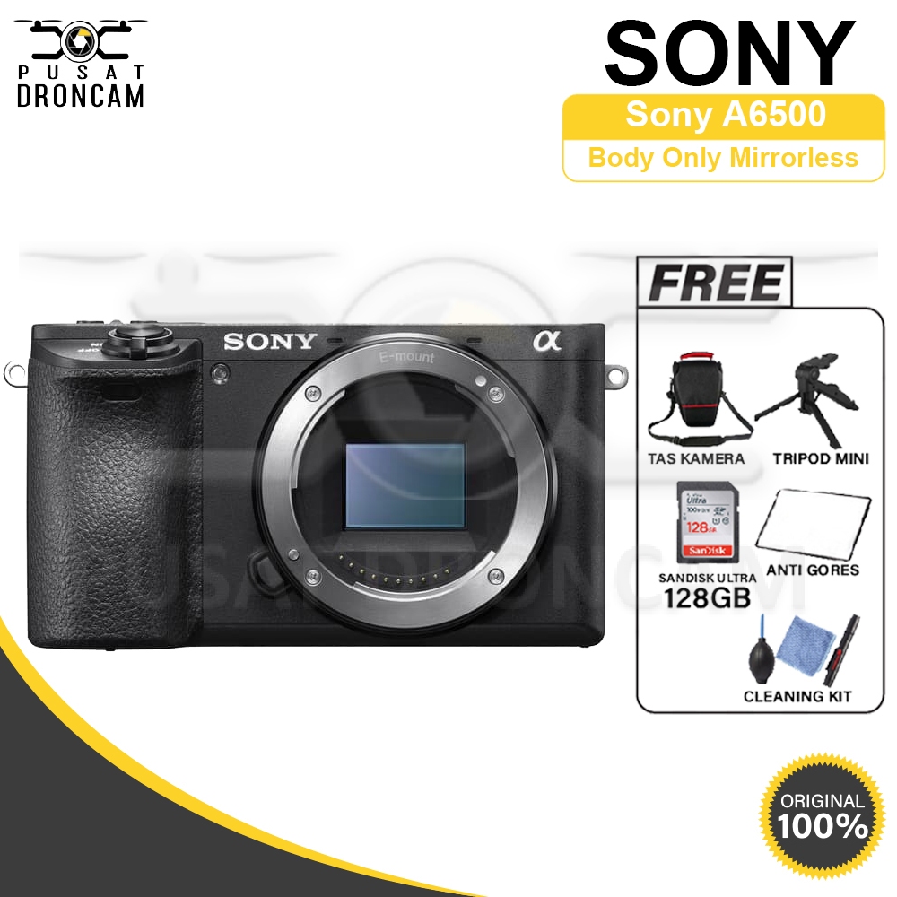 Sony Alpha A6500 Body Only Mirrorless Camera - @6500 / A 6500 Bodi