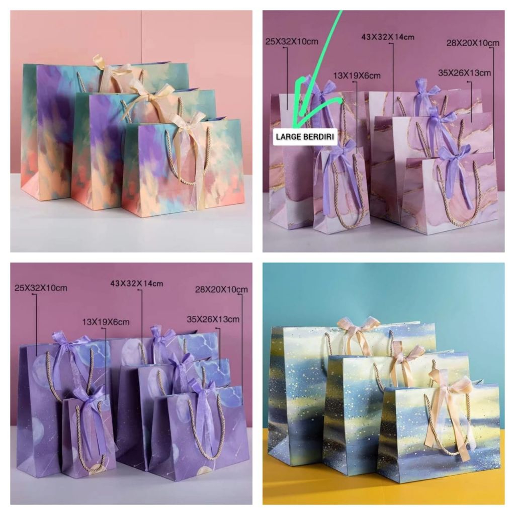 

Premium Paper Bag kado / Kantong Tas kado Bingkisan Hadiah